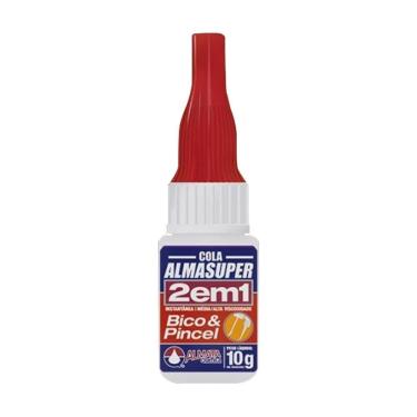Imagem de Cola Almasuper 2 em 1 Bico e Pincel Instantânea 10g