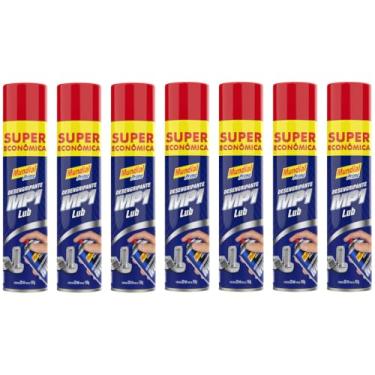 Imagem de Kit 7 Desengripantes Multiuso Lubrificante MP1 Spray 300ML Mundial Prime