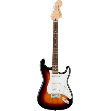 Imagem de Guitarra elétrica Squier Affinity Series Stratocaster, com 2 anos de garantia, 3 cores Sunburst, Laurel Fingerboard