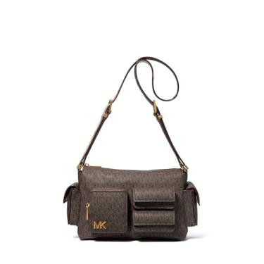 Imagem de Michael Kors Dakota Md Pckt Shldr feminina, Marrom/Acorn, One Size
