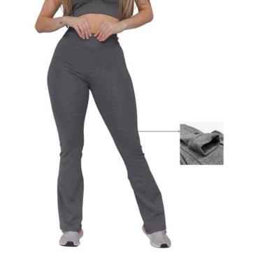 Imagem de Calça Flare Peluciada Feminina  Legg Bailarina Flanelada