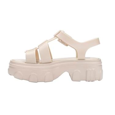 Imagem de Melissa Ella Platforms para mulheres, Bege, 34