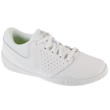 Imagem de Tênis de líder de torcida Nike Girls Youth Cheer Sideline IV, White/Pure Platinum/White, 1 Little Kid