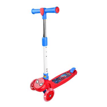 Imagem de Patinete 3 Rodas Spider-Man com LED  Infantil - Brink+