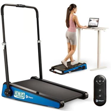 Imagem de Lifepro Almofada de caminhada pequena sob a mesa com inclinação de 2 estágios (5°/7°) – queima mais calorias enquanto você trabalha – Mini esteira portátil compacta para espaços pequenos – baixo ruído