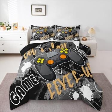 Imagem de Erosebridal Jogo de cama com console de videogame, videogame, para adolescentes e adolescentes, para decoração de quarto de jogos