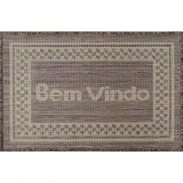 Imagem de Mini Capacho Sisal Look Bem Vindo 008 Castor 040x060 Cm