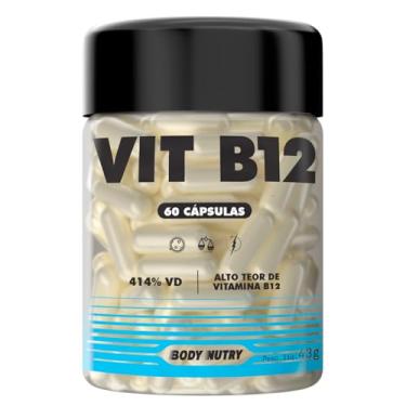 Imagem de Vitamina B12 Pura Cianocobalamina Concentrado Multivitamínico 60 Cápsulas Suplemento Alimentar Auxilia Metabolismo Energético Funcionamento do Sistema Imune - Body Nutry