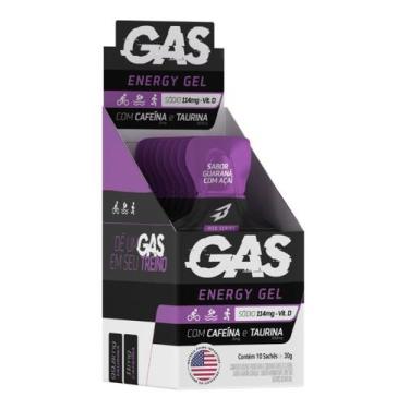 Imagem de Gel de Carboidrato Gas Energy Gel Energético Cx 10 Sachês Bodyaction, 