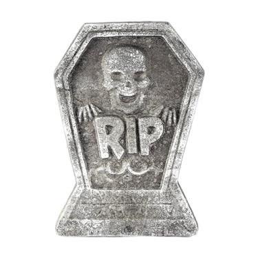 Imagem de MotiveTech Adereços de lápide de espuma de Halloween, ornamento criativo e exclusivo, lápide de cemitério para festas no pátio, carnavais ao ar livre, Style B