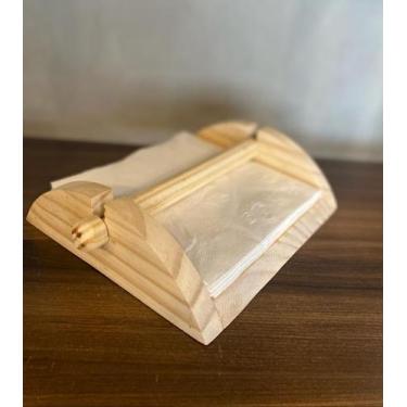 Imagem de Porta guardanapos em madeira pinus - Jaborandi Móveis