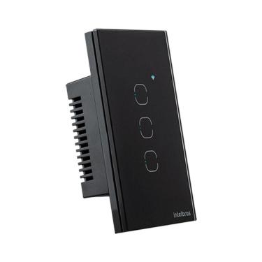 Imagem de Interrupt. Conector Inteligente Wifi Touch3 Preto Intelbras Ews1003br