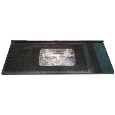 Imagem de Pia De Granito Preto São Gabriel 2 Metros - P20005ps - La