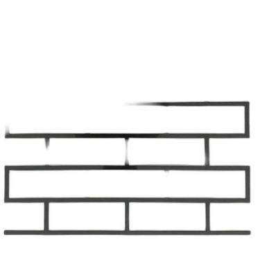 Imagem de Molde Tijolinho Stencil Pintura Gabarito Parede P/Decoracao - LU JPDEC