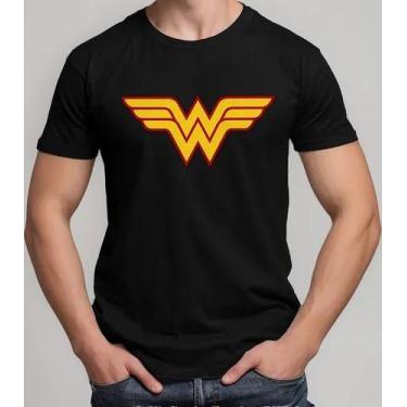 Imagem de Camiseta Camisa Algodão Adulto Feminina Masculina Mulher Maravilha Her