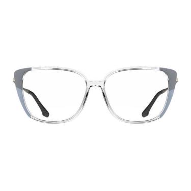 Imagem de Armação Feminia Colcci Judy C6153 D39 Transparente Com Azul