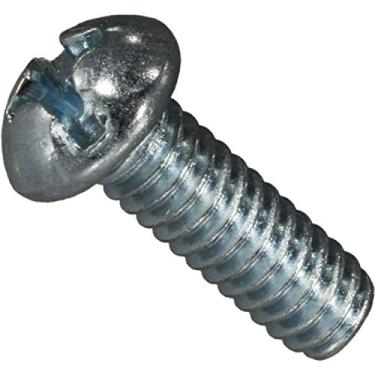 Imagem de Parafusos de máquina redondos para fixação difícil de encontrar 014973236823, 1/4-20 x 3/4 polegadas, 100 peças