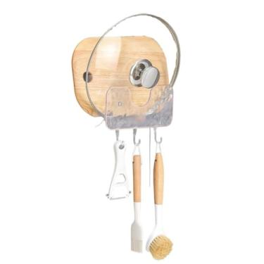 Imagem de URGDWEKJY Rack de armazenamento de cozinha rack de armazenamento de utensílios de cozinha rack de tábua de cortar rack doméstico multicamadas prateleira de armazenamento de cozinha (B)