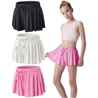 Imagem de Conjunto de shorts Liberty Pro Butterfly Skirts Girls 2 em 1 xS
