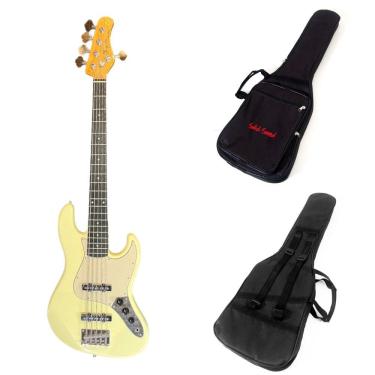 Imagem de Kit Contrabaixo Tagima TW-73 Woodstock 5 Cordas OW + Capa