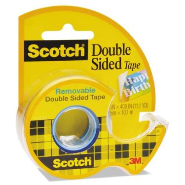 Imagem de Fita adesiva removível dupla face 3/4 polegadas x 400 polegadas - Scot