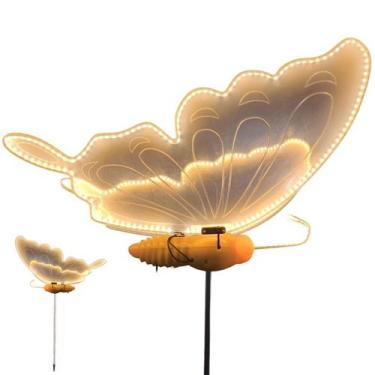 Imagem de Borboleta LED com Movimento Bate Asa Enfeite Natal Festa Aniversario C