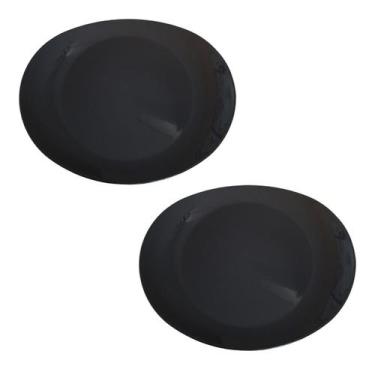 Imagem de Kit 2 Pratos De Plástico Liso Duro 29cm Jantar Almoço Lanche - Russo A