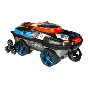 Imagem de Mochila Com Rodas 3D Hotwheels Terrain Storm  Preto - MaxToy