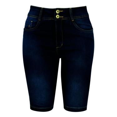 Imagem de Bermuda Pau a Pique Jeans Básica Azul Escuro AZUL ESCURO - 44
