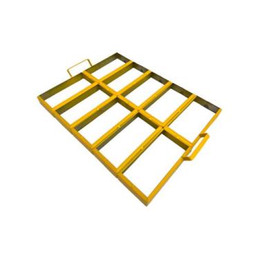 Imagem de Forma Aço Molde Bloquete Paver 20x8cm Pisos Calçadas Passeio - FLI Com