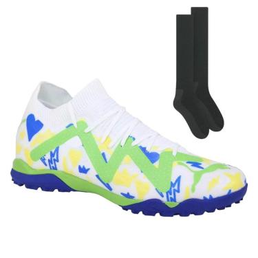 Imagem de Kit Chuteira Society Puma Neymar Jr Future Match-Masculino