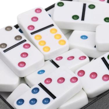 Imagem de Jogo Dominó 28 Peças Tipo Osso