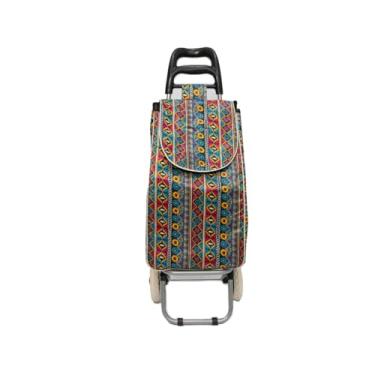 Imagem de Carrinho de Compras Dobrável Feira e Supermercado Bag Leva Tudo 30kg | Estrutura Reforçada(Clasico)