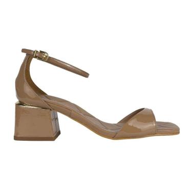 Imagem de Sandália Luz da Lua Tira Fina Salto Bloco