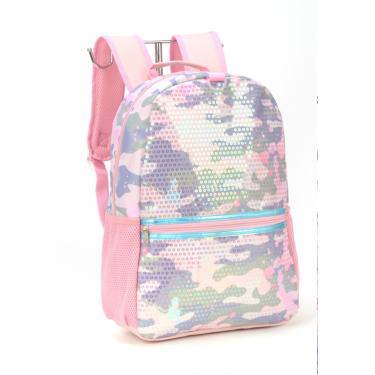 Imagem de Mochila Infantil Escolar Up4You Luxcel Paetê MS46307UP Rosa