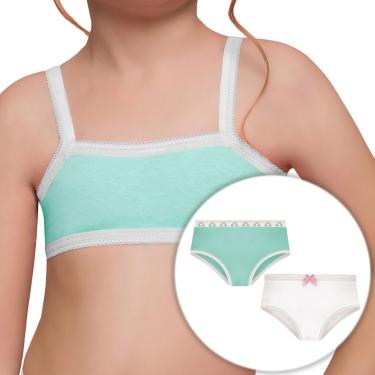 Imagem de Kit Selene 1 Top + 2 Calcinhas Infantil