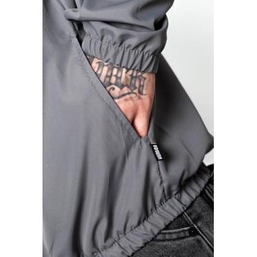 Imagem de Jaqueta Corta Vento Liso Leve Capuz Esporte Masculino Oversized Hunter