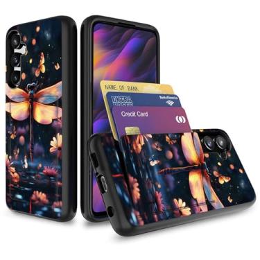 Imagem de Vobber Capa para Galaxy A16 5G, capa tipo carteira com compartimento oculto para cartão, TPU à prova de choque e policarbonato capa protetora de camada dupla para Samsung Galaxy A16 5G 6,7 polegadas