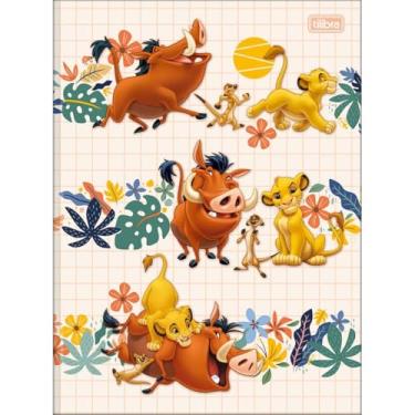 Imagem de Caderno Rei Leão TILIBRA Universitário BROCHURA - 80 Folhas (Fundo Branco)