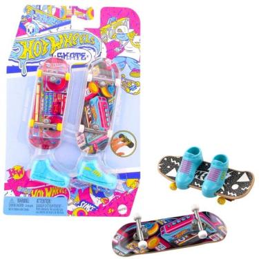 Imagem de Skate - Miniatura de Dedo Retro - Azul Claro MATTEL