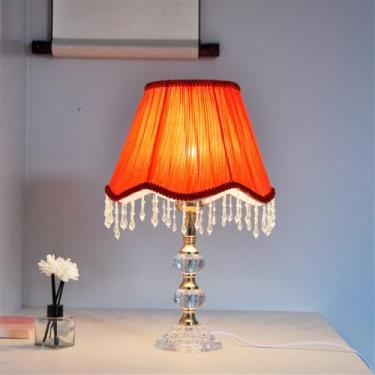 Imagem de Luminária de mesa contemporânea de cristal LED, estilo moderno e criativo, para sala de estar, escritório, casa de campo, hotel, quarto ou mesa de cabeceira (Estilo 10)
