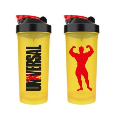 Imagem de Coqueteleira Shaker Amarela 600ml - Universal Nutrition, 600ML