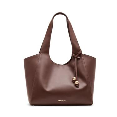 Imagem de Anne Klein Bolsa feminina Dome Stud, molho de chocolate