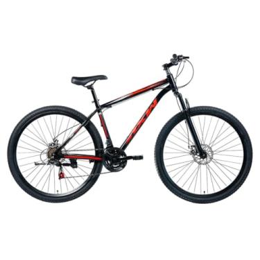 Imagem de Bicicleta Mountain Bike Aro 29, 21 Marchas, Quadro Aço Carbono, Freio a Disco, Suspensão Rígida, Para Trilhas, Montagem Parcial Necessária
