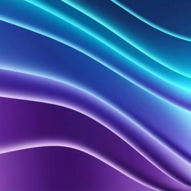 Imagem de Quadro Decorativo Abstrato com Estampa Neon Azul para Decoração Moderna 30x30cm