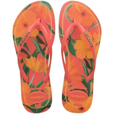 Imagem de Sandália Feminina Havaianas Slim Tropical Fc Coral-Feminino