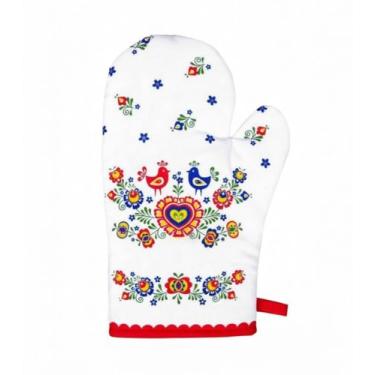 Imagem de Luva de forno, folclore, vermelha