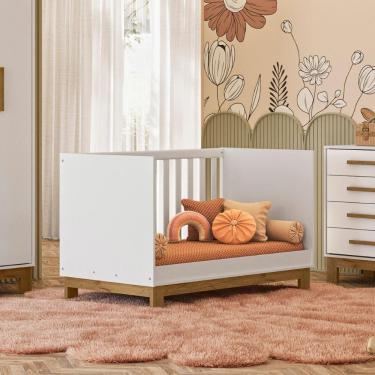 Imagem de Berço Mini Cama Luar Branco Acetinado