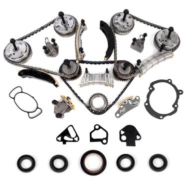 Imagem de Kit de corrente de distribuição 9-0753S com roda dentada VVT, adequado para Chevy Traverse/Camaro/Equinox, GMC Acadia, Cadillac CTS/SRX/STS, Buick Enclave/Lacrosse 3.0L 3.6L Motores