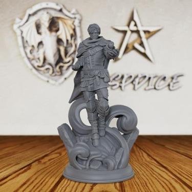 Imagem de AUSPDICE Dungeons and Dragons Human Psychic Miniatura - AS135 DND Mini sem pintura, boneco de RPG de mesa, presente RPG perfeito para jogadores de RPG e entusiastas de histórias psíquicas
